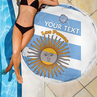 Argentina Rugby Custom Beach Blanket Go Los Pumas
