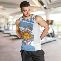 Argentina Rugby Custom Men Tank Top Go Los Pumas