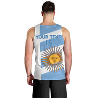 Argentina Rugby Custom Men Tank Top Go Los Pumas