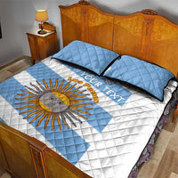 Argentina Rugby Custom Quilt Bed Set Go Los Pumas