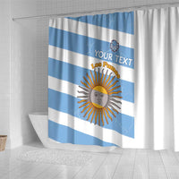 Argentina Rugby Custom Shower Curtain Go Los Pumas