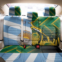 South Africa and Argentina Rugby Back Car Seat Cover Springboks With Los Pumas
