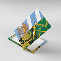 South Africa and Argentina Rugby Canvas Wall Art Springboks With Los Pumas