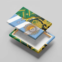 South Africa and Argentina Rugby Canvas Wall Art Springboks With Los Pumas