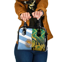 South Africa and Argentina Rugby Shoulder Handbag Springboks With Los Pumas