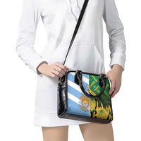 South Africa and Argentina Rugby Shoulder Handbag Springboks With Los Pumas