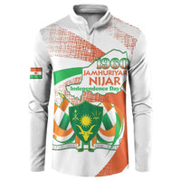 Personalised Niger Button Sweatshirt 1960 Jamhuriyar Nijar Independence Day