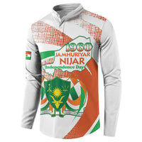 Personalised Niger Button Sweatshirt 1960 Jamhuriyar Nijar Independence Day