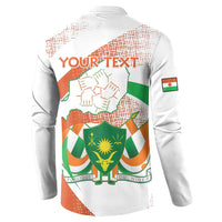 Personalised Niger Button Sweatshirt 1960 Jamhuriyar Nijar Independence Day