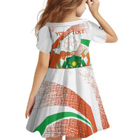 Personalised Niger Family Matching Short Sleeve Bodycon Dress and Hawaiian Shirt 1960 Jamhuriyar Nijar Independence Day