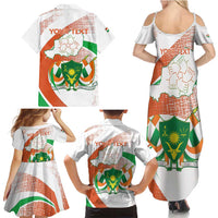 Personalised Niger Family Matching Summer Maxi Dress and Hawaiian Shirt 1960 Jamhuriyar Nijar Independence Day