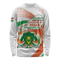 Personalised Niger Long Sleeve Shirt 1960 Jamhuriyar Nijar Independence Day