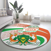 Niger Round Carpet 1960 Jamhuriyar Nijar Independence Day