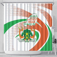 Niger Shower Curtain 1960 Jamhuriyar Nijar Independence Day