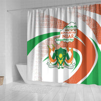 Niger Shower Curtain 1960 Jamhuriyar Nijar Independence Day