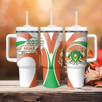 Personalised Niger Tumbler With Handle 1960 Jamhuriyar Nijar Independence Day