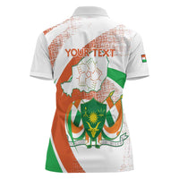 Personalised Niger Women Polo Shirt 1960 Jamhuriyar Nijar Independence Day