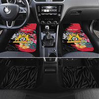 First Empire of Haiti Car Mats Haitian Coat Of Arms 1804-1806 Tropical Flowers