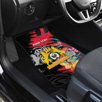 First Empire of Haiti Car Mats Haitian Coat Of Arms 1804-1806 Tropical Flowers