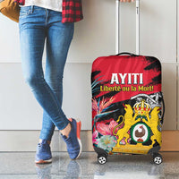 First Empire of Haiti Luggage Cover Haitian Coat Of Arms 1804-1806 Tropical Flowers