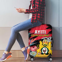 First Empire of Haiti Luggage Cover Haitian Coat Of Arms 1804-1806 Tropical Flowers