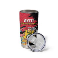 Personalised First Empire of Haiti Tumbler Cup Haitian Coat Of Arms 1804-1806 Tropical Flowers