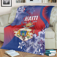Second Empire of Haiti Blanket Imperial Coat Of Arms 1849-1859 Tropical Flowers