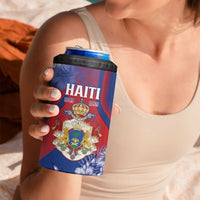 Personalised Second Empire of Haiti 4 in 1 Can Cooler Tumbler Imperial Coat Of Arms 1849-1859 Tropical Flowers