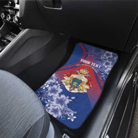 Second Empire of Haiti Car Mats Imperial Coat Of Arms 1849-1859 Tropical Flowers