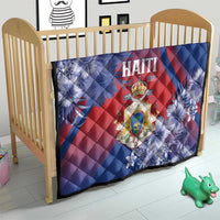 Second Empire of Haiti Quilt Imperial Coat Of Arms 1849-1859 Tropical Flowers