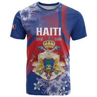 Personalised Second Empire of Haiti T Shirt Imperial Coat Of Arms 1849-1859 Tropical Flowers