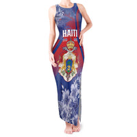 Personalised Second Empire of Haiti Tank Maxi Dress Imperial Coat Of Arms 1849-1859 Tropical Flowers