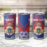 Personalised Second Empire of Haiti Tumbler Cup Imperial Coat Of Arms 1849-1859 Tropical Flowers