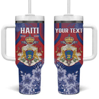Personalised Second Empire of Haiti Tumbler With Handle Imperial Coat Of Arms 1849-1859 Tropical Flowers