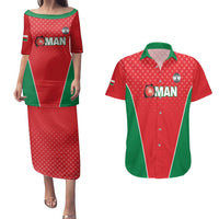 Custom Oman Cricket Couples Matching Puletasi and Hawaiian Shirt We Are Champions - Wonder Print Shop
