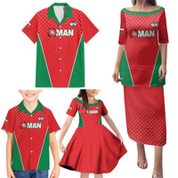 Custom Oman Cricket Family Matching Puletasi and Hawaiian Shirt We Are Champions - Wonder Print Shop