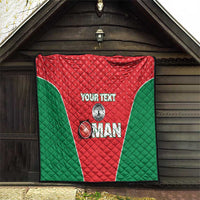 Custom Oman Cricket Quilt We Are Champions - Wonder Print Shop