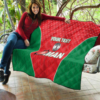 Custom Oman Cricket Quilt We Are Champions - Wonder Print Shop