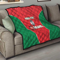 Custom Oman Cricket Quilt We Are Champions - Wonder Print Shop