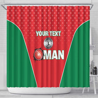 Custom Oman Cricket Shower Curtain We Are Champions