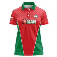 Custom Oman Cricket Women Polo Shirt We Are Champions - Wonder Print Shop