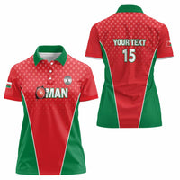 Custom Oman Cricket Women Polo Shirt We Are Champions - Wonder Print Shop