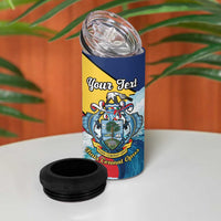 Personalised Seychelles Sailfish 4 in 1 Can Cooler Tumbler With Coat Of Arms - Wonder Print Shop