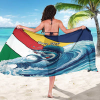 Personalised Seychelles Sailfish Sarong With Coat Of Arms - Wonder Print Shop