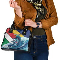 Personalised Seychelle Sailfish Shoulder Handbag With Coat Of Arms