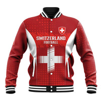 Custom Switzerland Football 2026 Baseball Jacket Hopp Schwiiz - Wonder Print Shop