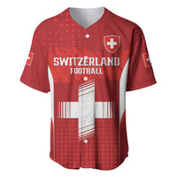 Custom Switzerland Football 2026 Baseball Jersey Hopp Schwiiz - Wonder Print Shop