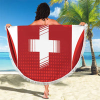 Switzerland Football 2026 Beach Blanket Hopp Schwiiz - Wonder Print Shop