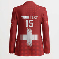 Custom Switzerland Football 2026 Blazer Hopp Schwiiz - Wonder Print Shop