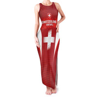 Custom Switzerland Football 2026 Family Matching Tank Maxi Dress and Hawaiian Shirt Hopp Schwiiz - Wonder Print Shop